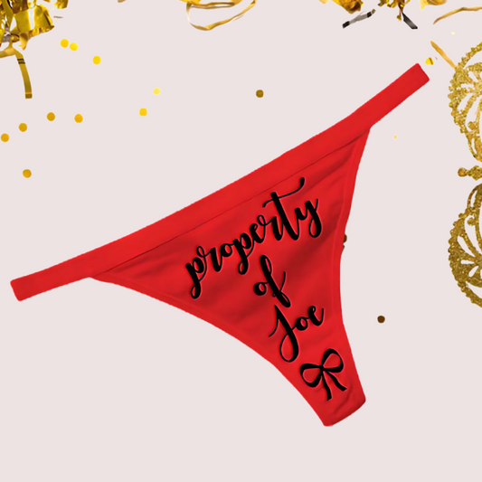 ♥Personalized Thong Panty ( Image + Text )