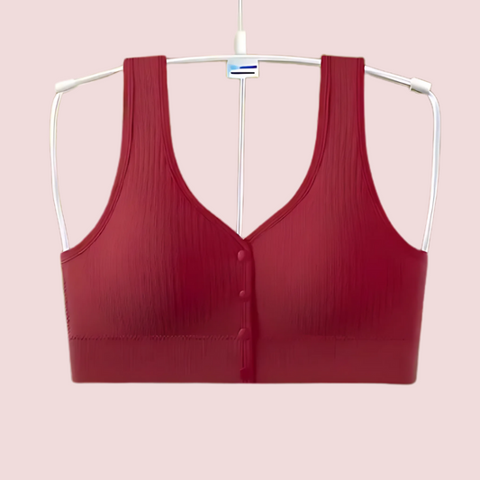 पुश एंड गो - फ्रंट ओपन स्पोर्ट्स ब्रा