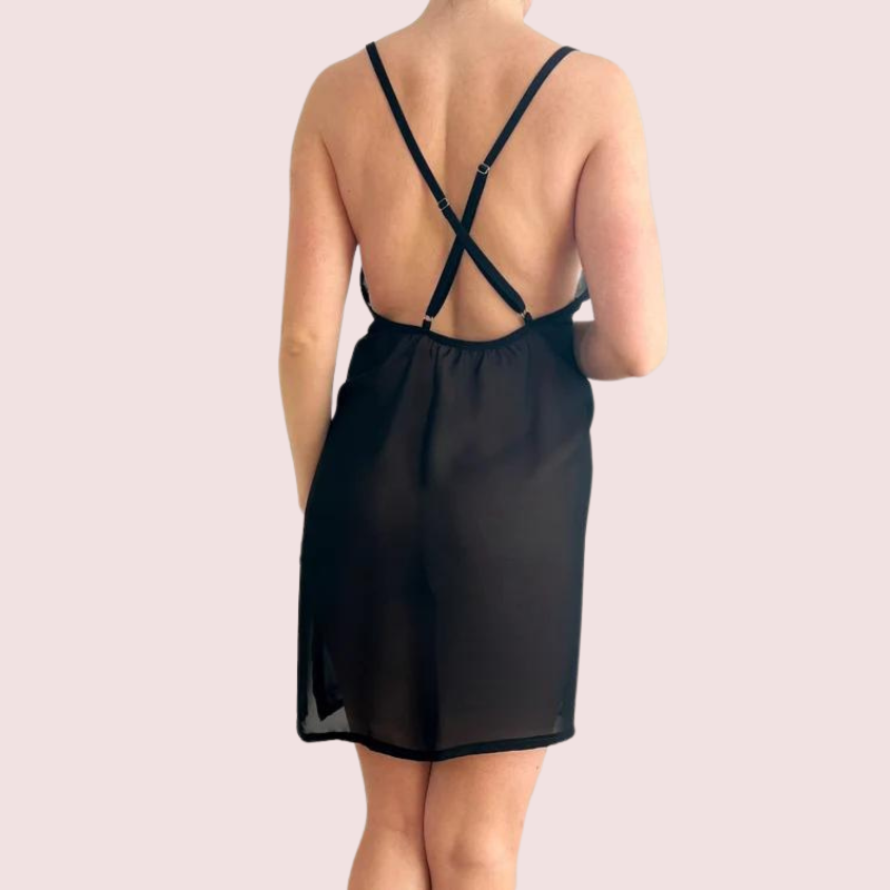 प्लस साइज़ लेडीज के लिए पारदर्शी बेबीडॉल नाइटवियर