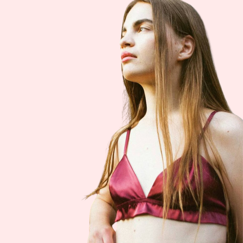 महिलाओं के लिए कालातीत शुद्ध रेशम साटन अधोवस्त्र सेट