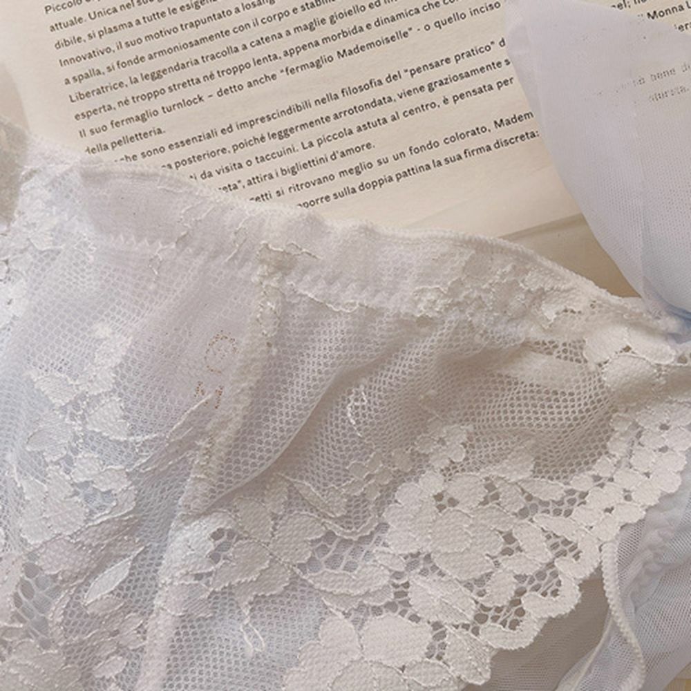 हिप ने क्रॉच मेश फीता पैंटी को रगड़ दिया