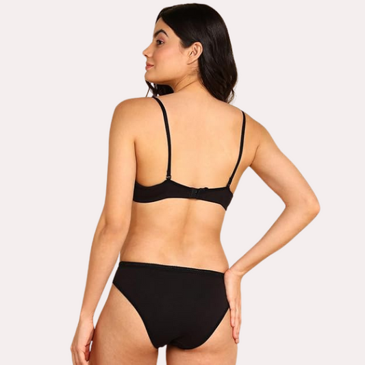 उसके लिए सांस कपास के अधोवस्त्र सेट (2 पैक)