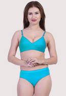 महिलाओं की गैर-गद्देदार ब्रा पैंटी सेट (2 पैक)