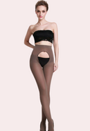 सेक्सी महिलाओं ने क्रॉच क्रॉचलेस पेंटीहोज को खोल दिया