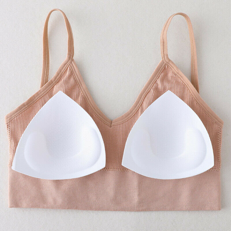 2 पैक मध्यम प्रभाव गद्देदार खेल ब्रा