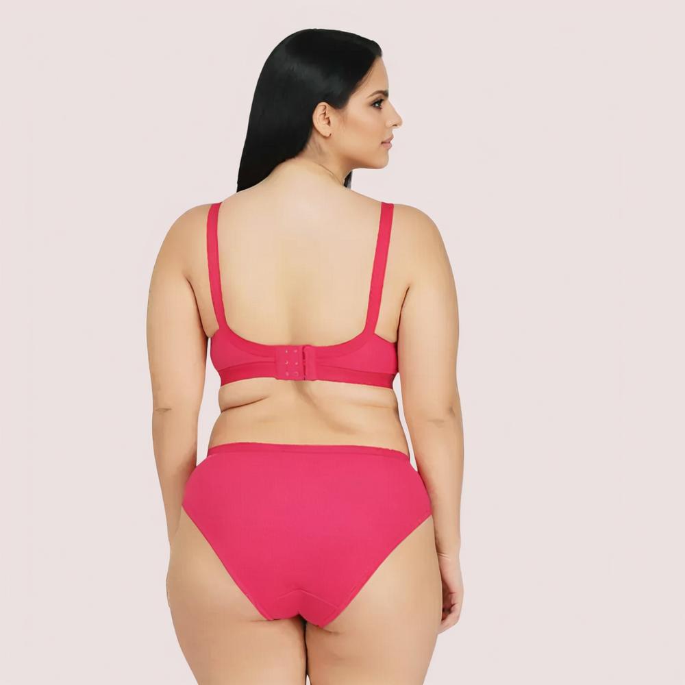 BodyHug पूर्ण कवरेज ब्रा और पैंटी सेट