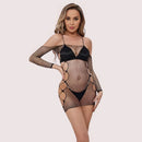 Sultry Temptress Fishnet Bodystocking