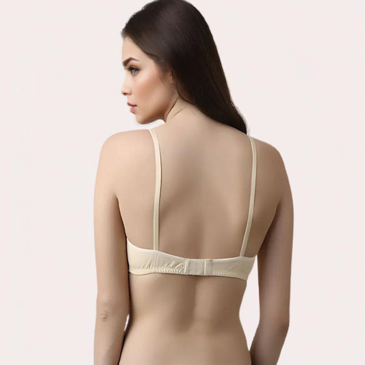 French Daina 2-Pack Beige Cotton Comfort Bra