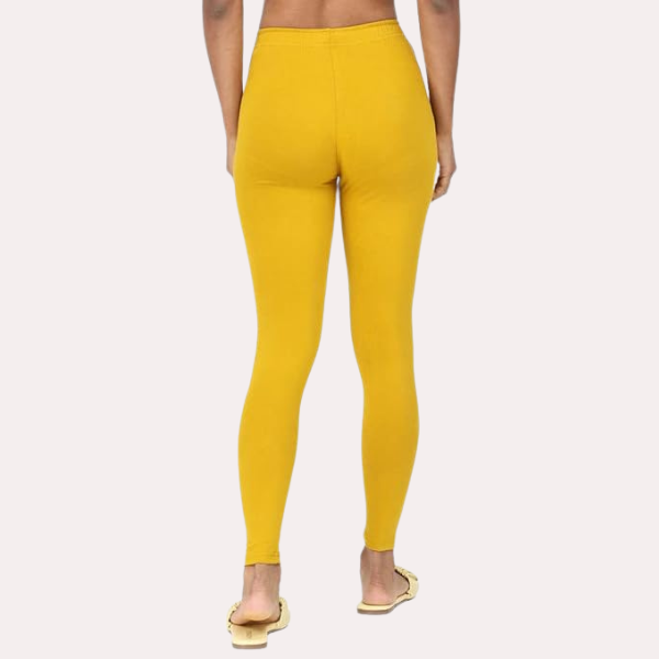 Ankle-Length Cotton Leggings for Women