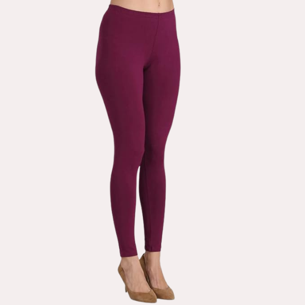Seamless Stretch Cotton Leggings for Women