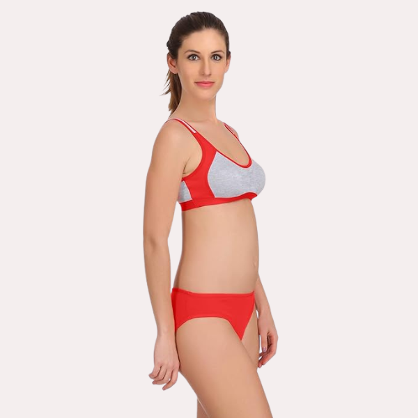 स्पोर्ट्स ब्रा पैंटी हर वर्कआउट के लिए सेट (2 पैक)