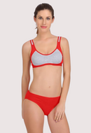 स्पोर्ट्स ब्रा पैंटी हर वर्कआउट के लिए सेट (2 पैक)