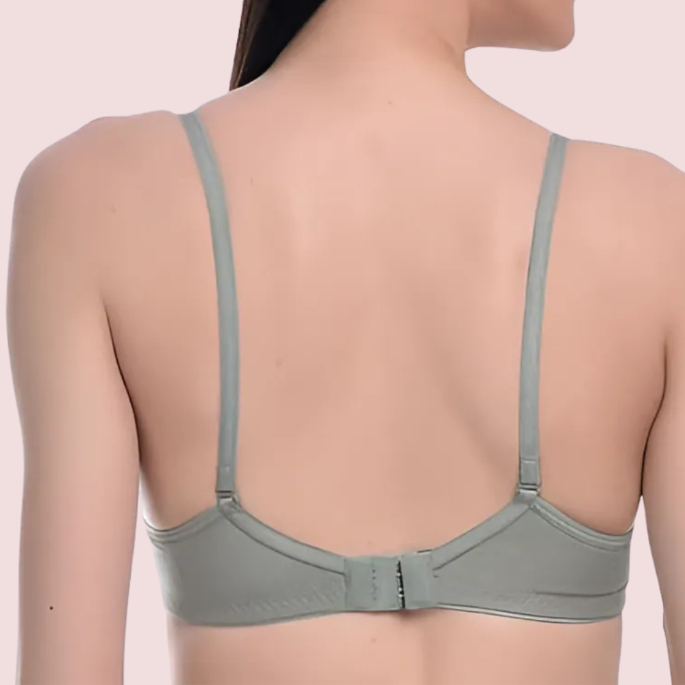 लिफ्ट और लाउंज 2-पैक हल्के से गद्देदार पुश-अप ब्रा