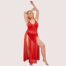 नरम सुरुचिपूर्ण फीता मोहक नाइटगाउन