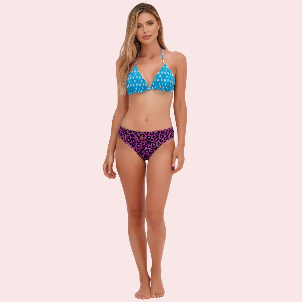 Wild Orchid Leopard Bikini Bottom (Bottom Only)