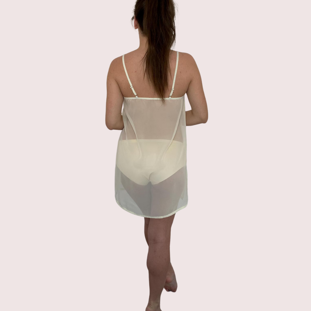 हाई स्ट्रीट पूरी तरह से मेश बेबीडोल नाइटवियर के माध्यम से देखें