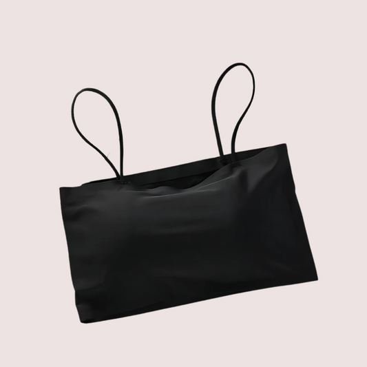 2 पैक सीमलेस गद्देदार फसल शीर्ष ब्रा