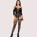 Enchanting Desire Lace Garter Bodystocking