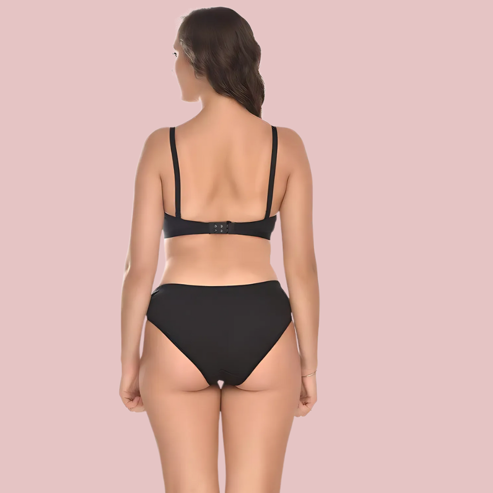 सॉफ्ट इज़ कॉटन कम्फर्ट-ब्रा एंड पैंटी सेट (2-पैक)