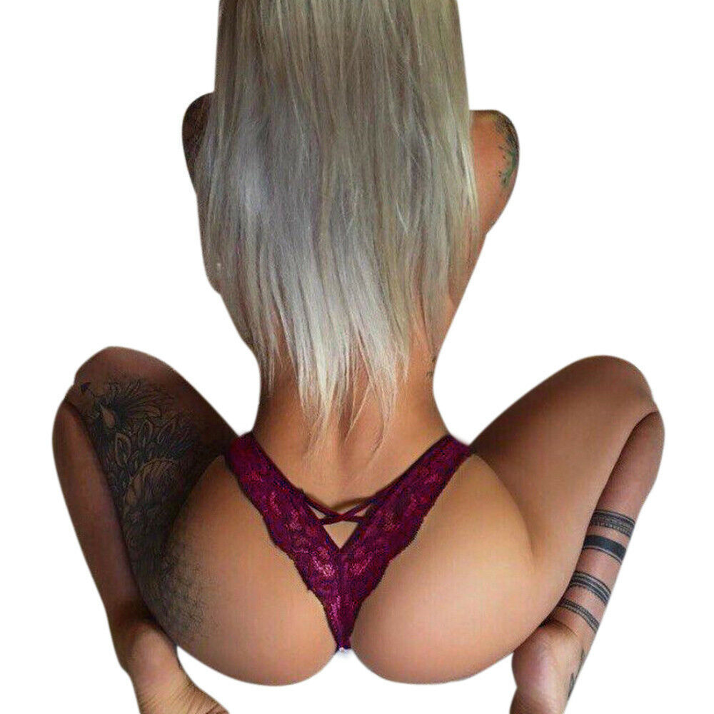 सुरुचिपूर्ण लेस थोंग्स अंडरवियर पैक (4 का)