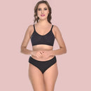 सॉफ्ट इज़ कॉटन कम्फर्ट-ब्रा एंड पैंटी सेट (2-पैक)