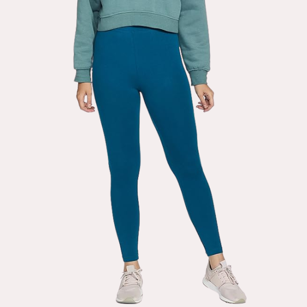 Cotton Spandex Ankle-Length Leggings