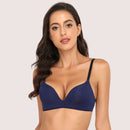 फ्रेंच daina 2 पैक लक्जरी सीमलेस गद्देदार गैर-वायर्ड पुश-अप ब्रा