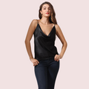 Éclat satiné Cowl neck stk satin camisole