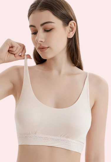युवा लड़कियों के लिए 2-पैक सॉफ्ट लाइट स्पोर्ट्स ब्रा