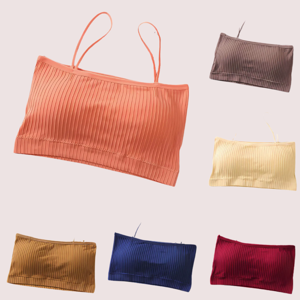 2 पैक प्यारा और कम्फर्टेबल हल्के से गद्देदार कैमी ब्रा