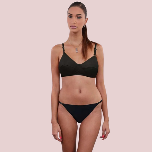 नरम चुंबन ब्रा और पेटी जोड़ी जोड़ी