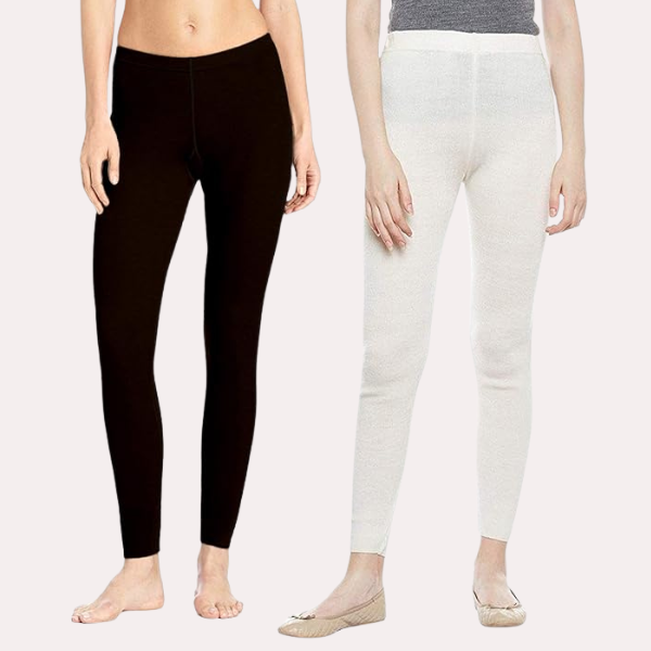 Casual Ankle Leggings for Women – 2-Pack Set