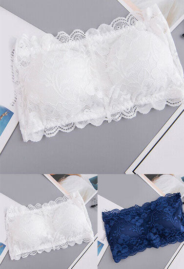 2 पैक सेक्सी फीता गद्देदार tue ब्रा