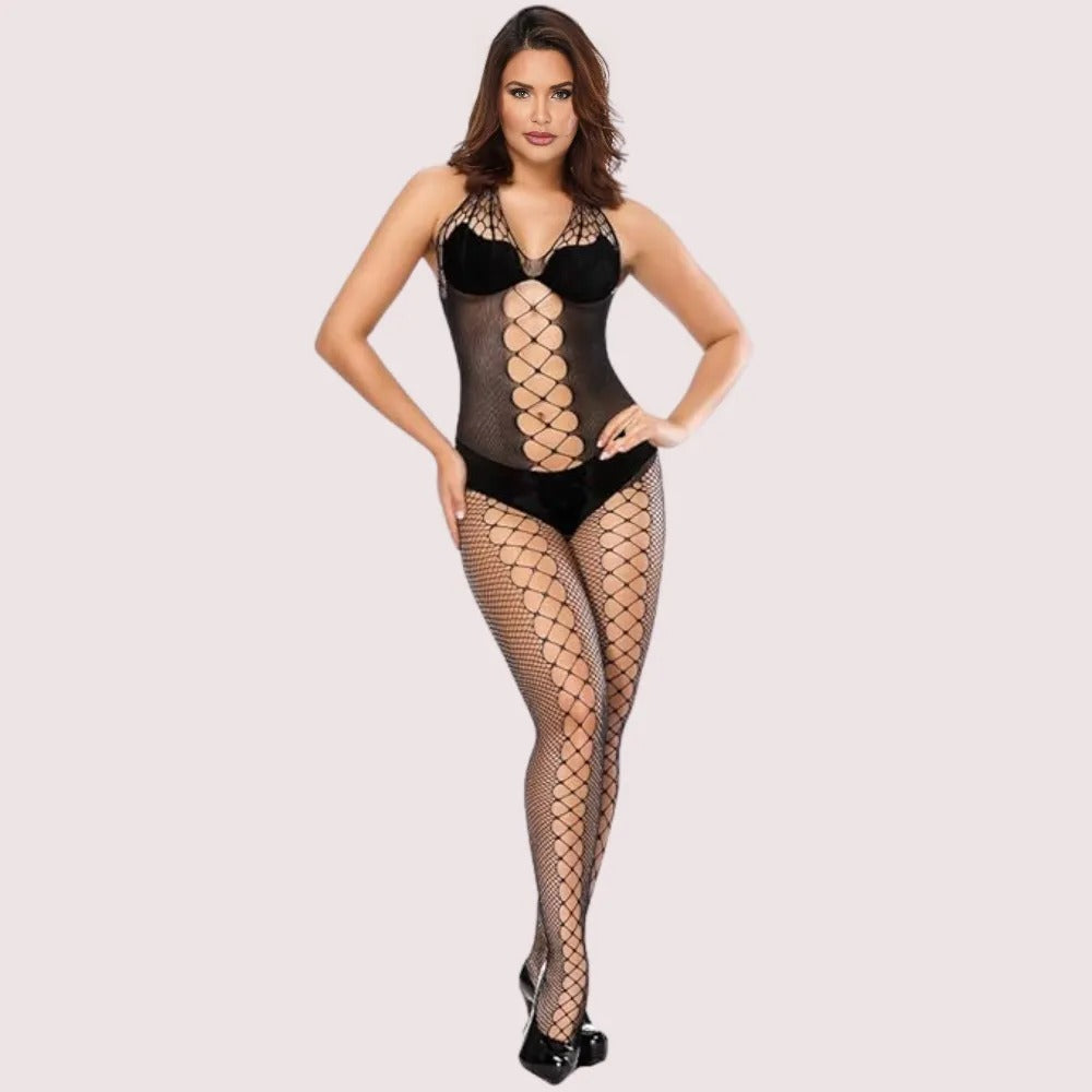 Fierce Allure Fishnet Bodystocking