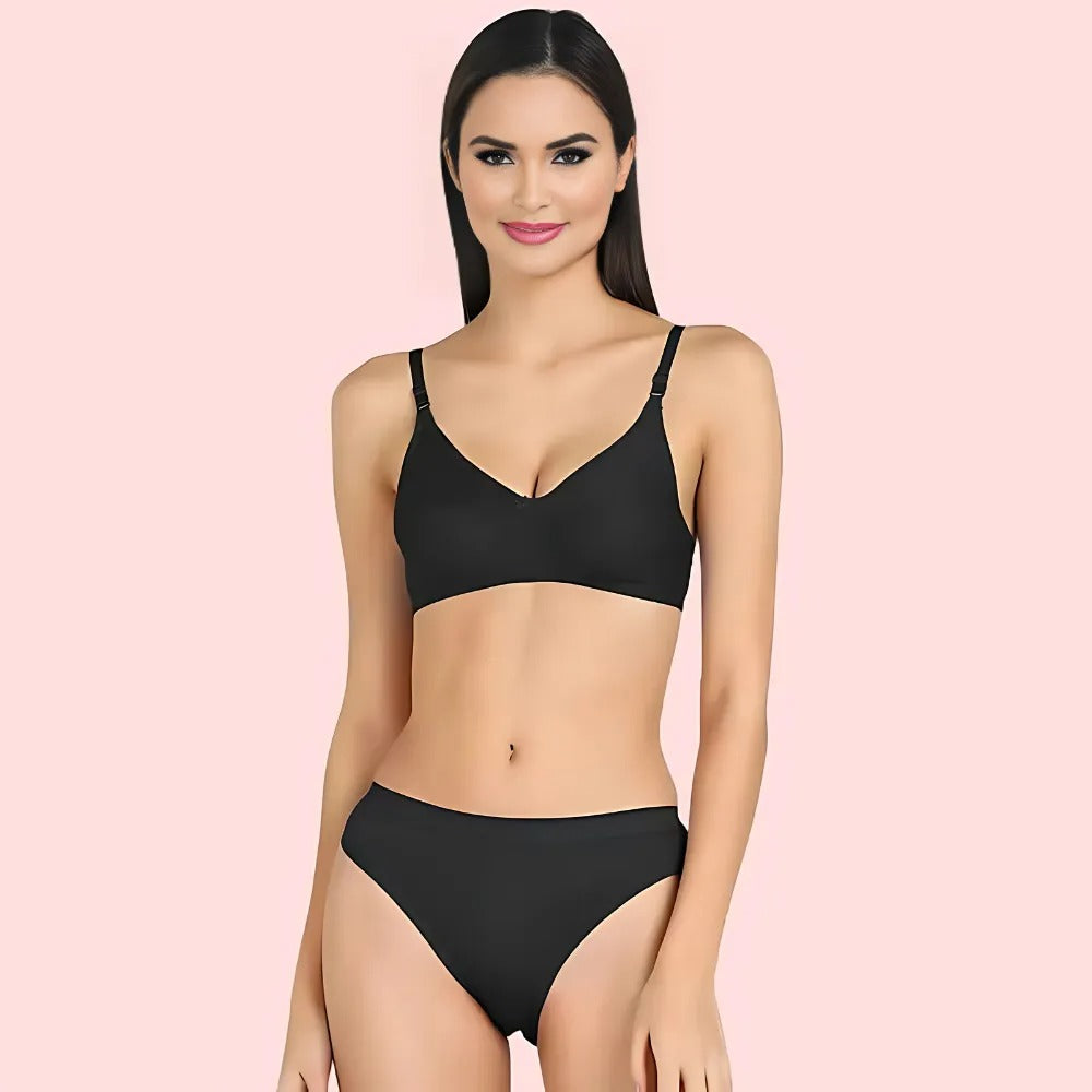 कॉटन क्लाउड कम्फर्ट ब्रा सेट- 2-पैक