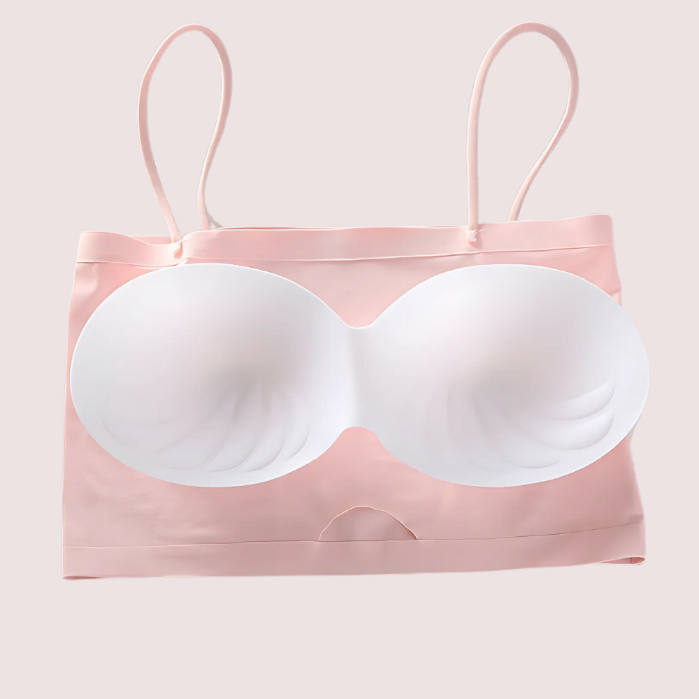 2 पैक सीमलेस गद्देदार फसल शीर्ष ब्रा