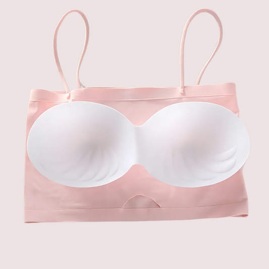 2 पैक सीमलेस गद्देदार फसल शीर्ष ब्रा